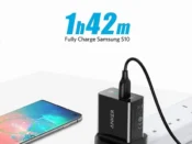 PowerPort+ 1 with Quick Charge 3.0 UK – Black A2013K11