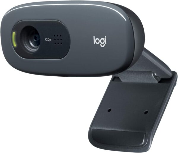 Logitech C270 HD Webcam, 720p, Widescreen HD Video Calling