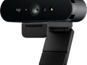 Logitech Brio 4K Webcam, Ultra 4K HD Video Calling, Noise-Canceling mic