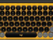 Logitech POP Keys Blast Yellow Mechanical Wireless Keyboard