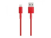 Anker PowerLine Select+ USB Cable with Lightning connector 3ft – Red A8012H91