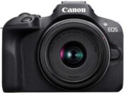 Canon EOS R100 Mirrorless Camera with 18-450 mm Lens + 55-210mm