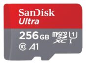 SanDisk Ultra 256GB SDXC UHS-I Memory Card up to 80MB/s (SDSDUNC-256G-GN6IN), Black