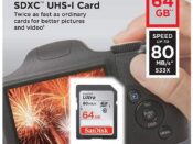 SanDisk Ultra 64GB Class 10 SDXC UHS-I Memory Card up to 80MB/s (SDSDUNC-064G-GN6IN)