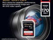 SanDisk 64GB Extreme PRO SDXC UHS-I Card – C10, U3, V30, 4K UHD, SD Card – SDSDXXY-064G-GN4IN 170mbps