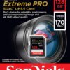 SanDisk 64GB Extreme SDXC UHS-I Card – C10, U3, V30, 4K UHD, SD Card – SDSDXV6-064G-GNCIN, Black 150mbps