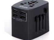 Anker Universal Travel Adapter with 4 USB Ports B2B – UN (excluded CN, Europe) Black Iteration 1 A2730H11