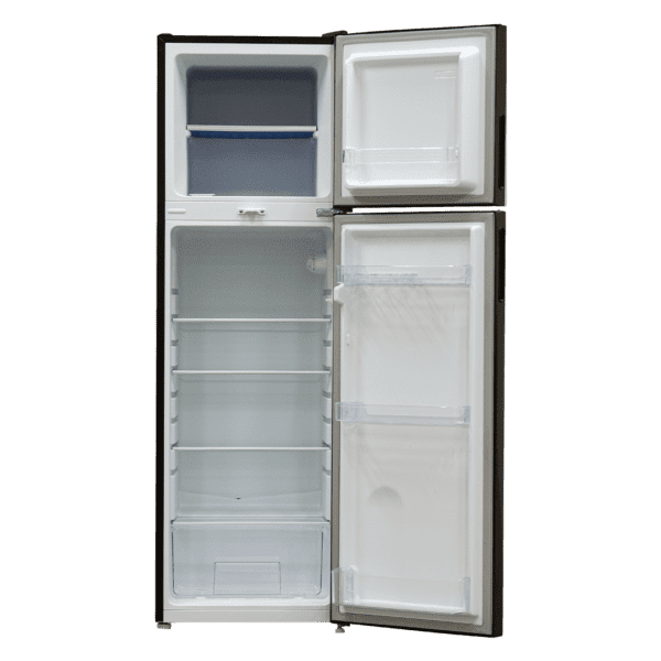 Von 168L Double Door Fridge – Silver VART-25DMS