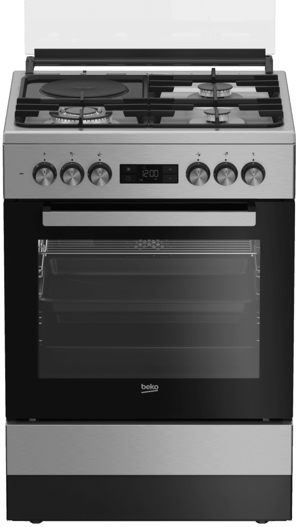 BEKO Cooker 3 Gas + 1 Electric – FSM63330DXDSL