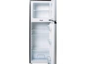 Von 136L Double Door Fridge  Silver VART-19DHS