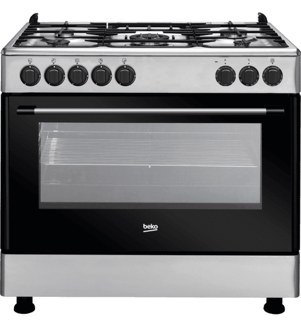 BEKO GE15120DX 5Gas 90x60cm Silver Electric Oven