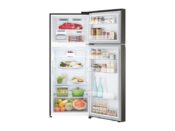 LG DoubleDoor Fridge No Frost 395L Black Steel